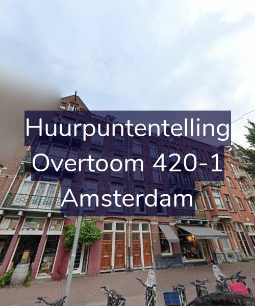 Foto gevel Huurpuntentelling voor Overtoom 420-1, Amsterdam