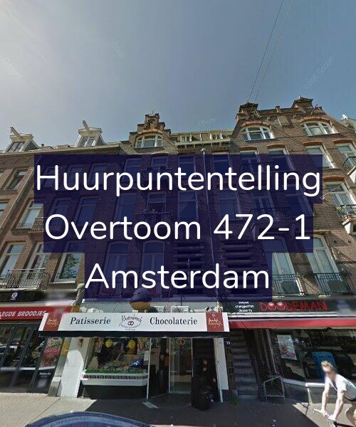 Foto gevel Huurpuntentelling voor Overtoom 472-1, Amsterdam