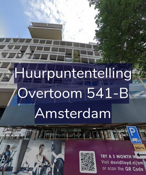 Foto gevel Huurpuntentelling voor Overtoom 541-B, Amsterdam