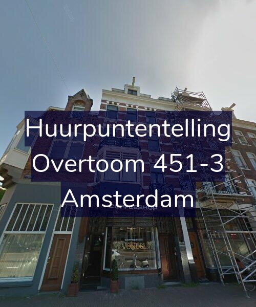 Foto gevel Huurpuntentelling voor Overtoom 451-3, Amsterdam