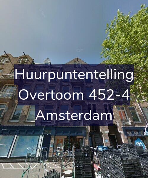 Foto gevel Huurpuntentelling voor Overtoom 452-4, Amsterdam