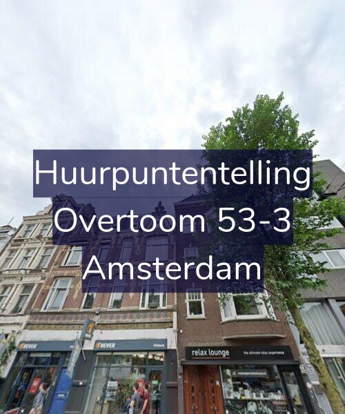 Foto gevel Huurpuntentelling voor Overtoom 53-3, Amsterdam