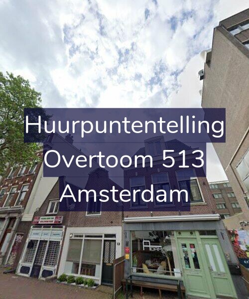 Foto gevel Huurpuntentelling voor Overtoom 513, Amsterdam