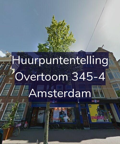 Foto gevel Huurpuntentelling voor Overtoom 345-4, Amsterdam
