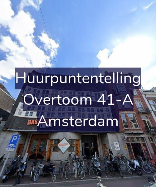 Foto gevel Huurpuntentelling voor Overtoom 41-A, Amsterdam