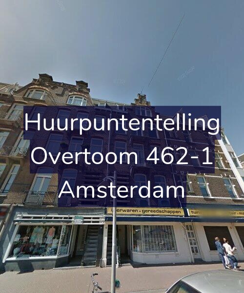 Foto gevel Huurpuntentelling voor Overtoom 462-1, Amsterdam