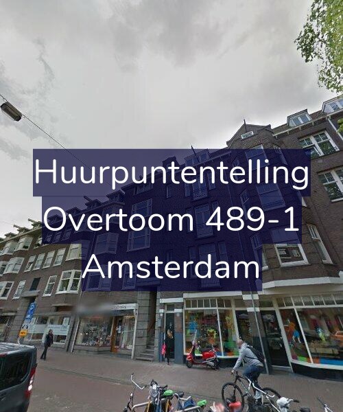 Foto gevel Huurpuntentelling voor Overtoom 489-1, Amsterdam