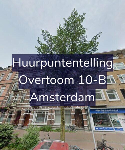 Foto gevel Huurpuntentelling voor Overtoom 10-B, Amsterdam