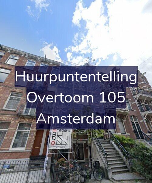 Foto gevel Huurpuntentelling voor Overtoom 105, Amsterdam