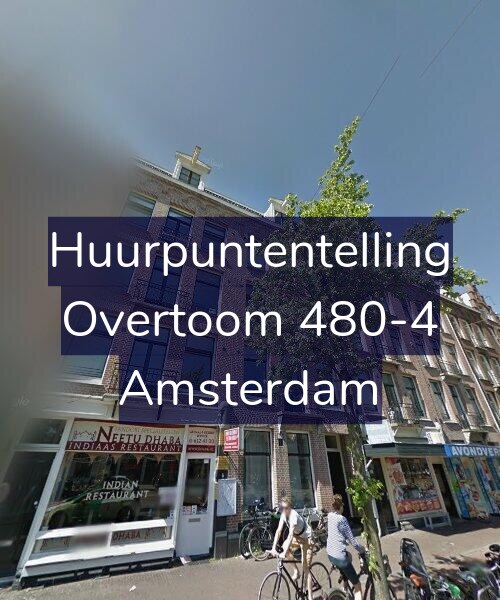 Foto gevel Huurpuntentelling voor Overtoom 480-4, Amsterdam