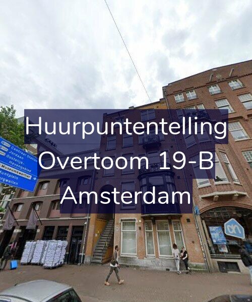 Foto gevel Huurpuntentelling voor Overtoom 19-B, Amsterdam