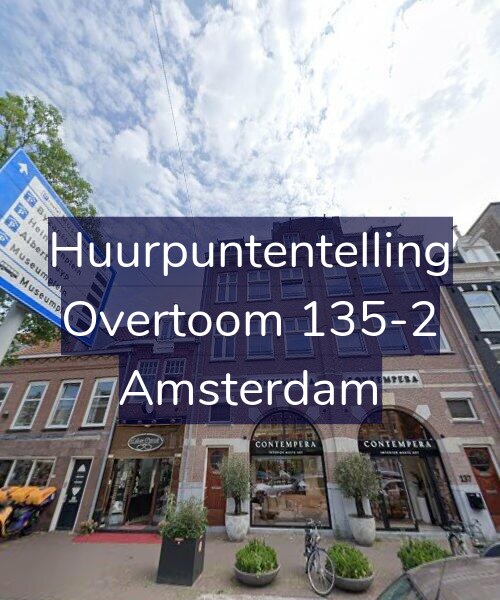 Foto gevel Huurpuntentelling voor Overtoom 135-2, Amsterdam