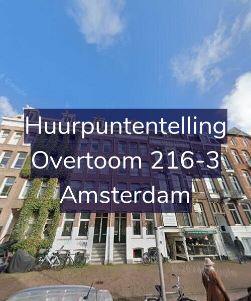 Foto gevel Huurpuntentelling voor Overtoom 216-3, Amsterdam