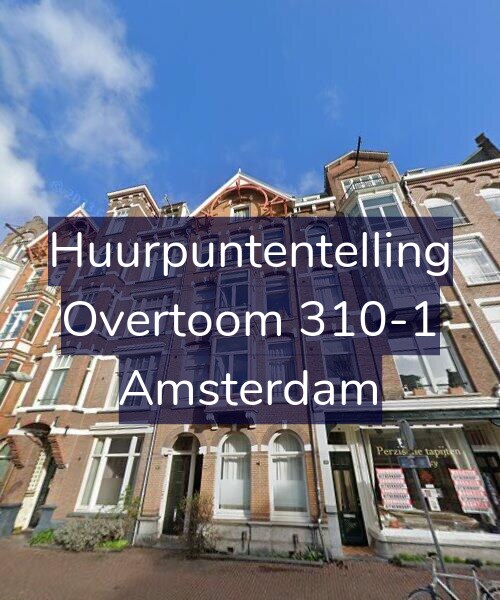 Foto gevel Huurpuntentelling voor Overtoom 310-1, Amsterdam