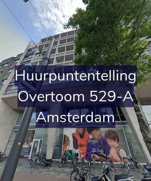 Foto gevel Huurpuntentelling voor Overtoom 529-A, Amsterdam