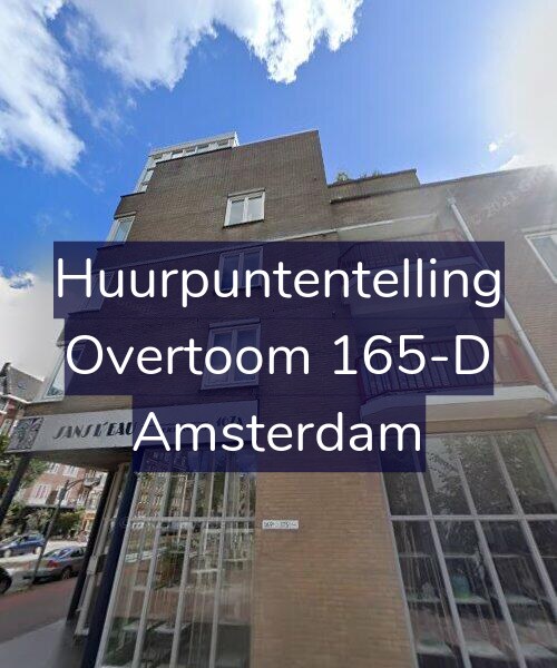 Foto gevel Huurpuntentelling voor Overtoom 165-D, Amsterdam