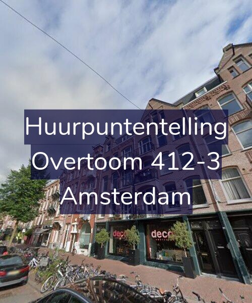 Foto gevel Huurpuntentelling voor Overtoom 412-3, Amsterdam