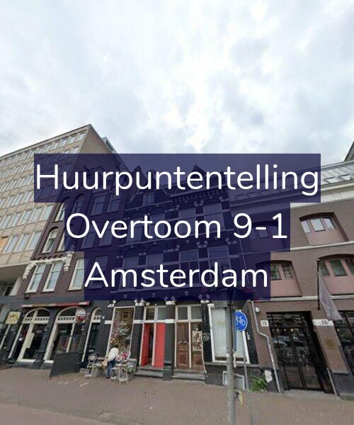 Foto gevel Huurpuntentelling voor Overtoom 9-1, Amsterdam