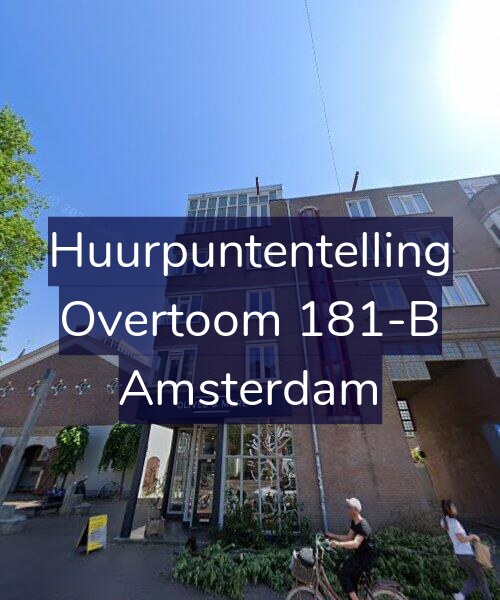 Foto gevel Huurpuntentelling voor Overtoom 181-B, Amsterdam