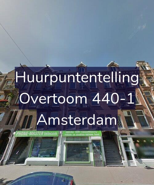 Foto gevel Huurpuntentelling voor Overtoom 440-1, Amsterdam