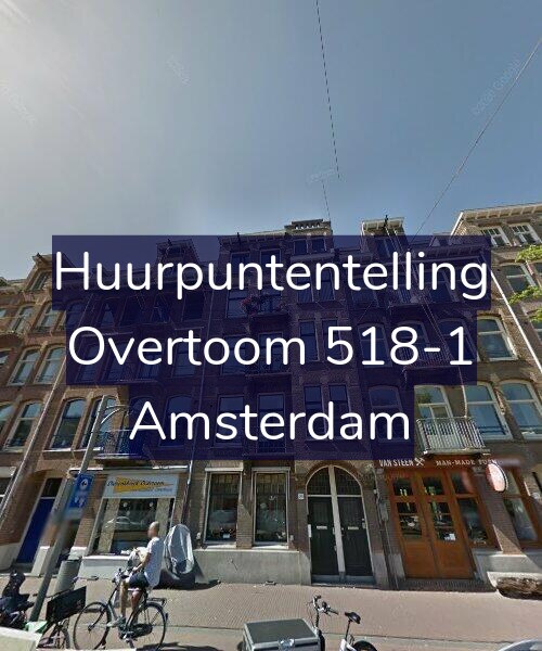 Foto gevel Huurpuntentelling voor Overtoom 518-1, Amsterdam