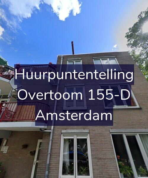 Foto gevel Huurpuntentelling voor Overtoom 155-D, Amsterdam