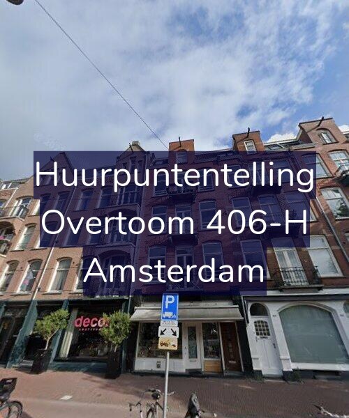 Foto gevel Huurpuntentelling voor Overtoom 406-H, Amsterdam
