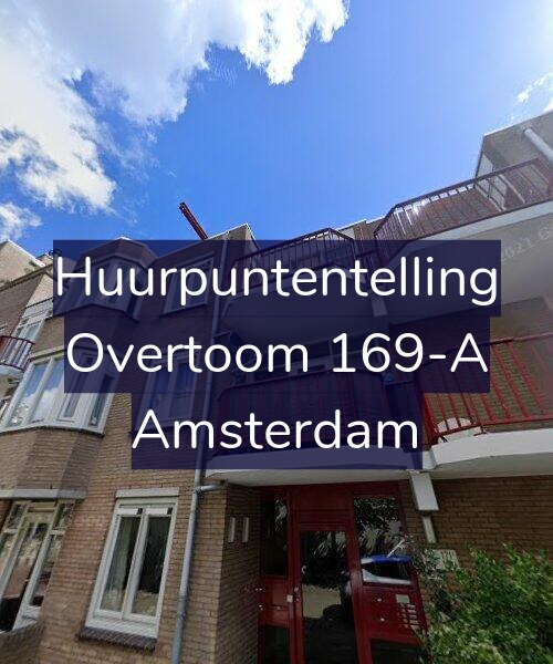 Foto gevel Huurpuntentelling voor Overtoom 169-A, Amsterdam