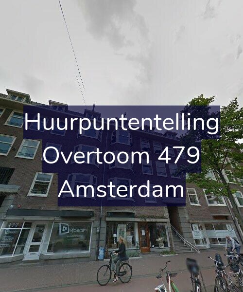 Foto gevel Huurpuntentelling voor Overtoom 479, Amsterdam