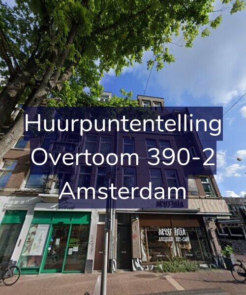 Foto gevel Huurpuntentelling voor Overtoom 390-2, Amsterdam