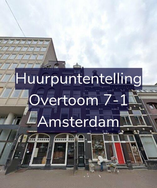 Foto gevel Huurpuntentelling voor Overtoom 7-1, Amsterdam