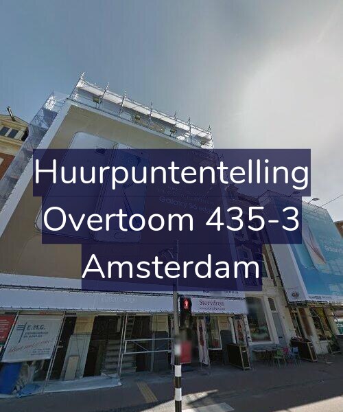 Foto gevel Huurpuntentelling voor Overtoom 435-3, Amsterdam