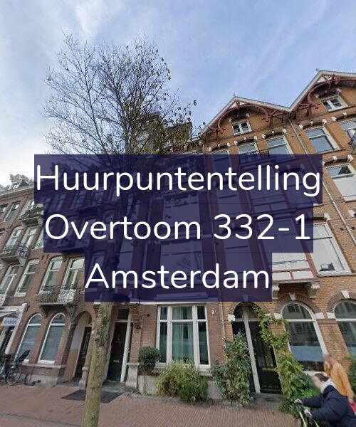 Foto gevel Huurpuntentelling voor Overtoom 332-1, Amsterdam