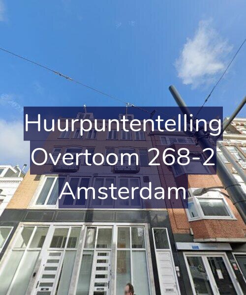 Foto gevel Huurpuntentelling voor Overtoom 268-2, Amsterdam