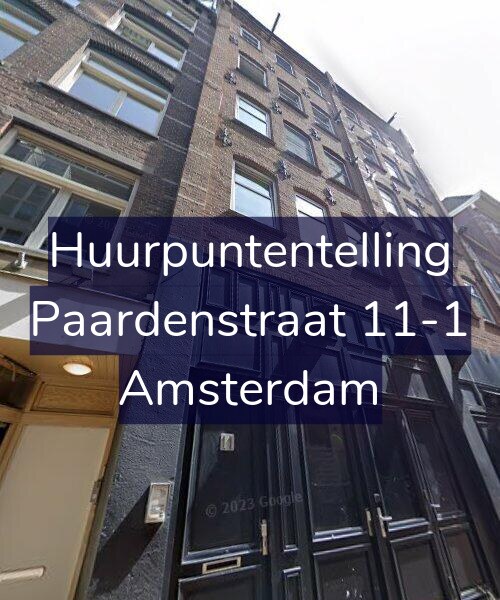 Foto gevel Huurpuntentelling voor Paardenstraat 11-1, Amsterdam