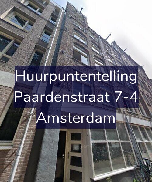 Foto gevel Huurpuntentelling voor Paardenstraat 7-4, Amsterdam
