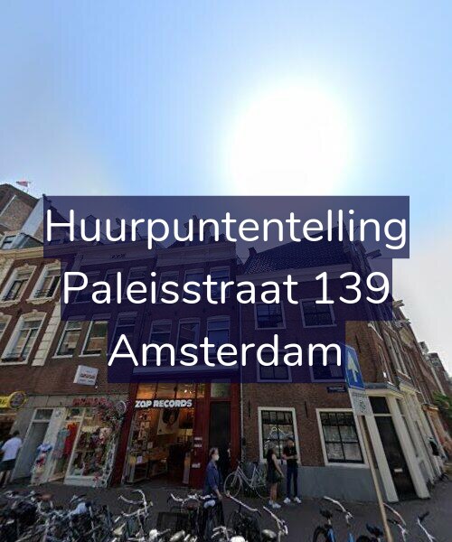 Foto gevel Huurpuntentelling voor Paleisstraat 139, Amsterdam