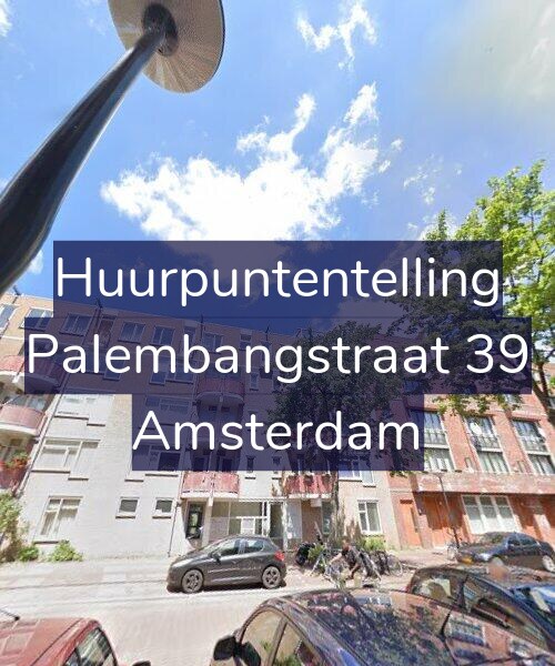 Foto gevel Huurpuntentelling voor Palembangstraat 39, Amsterdam