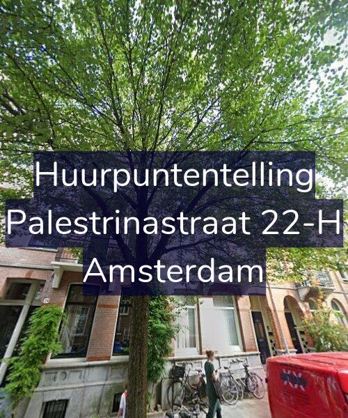Foto gevel Huurpuntentelling voor Palestrinastraat 22-H, Amsterdam