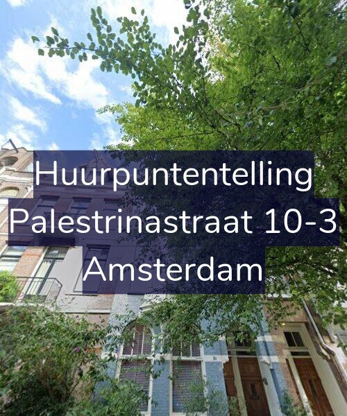 Foto gevel Huurpuntentelling voor Palestrinastraat 10-3, Amsterdam