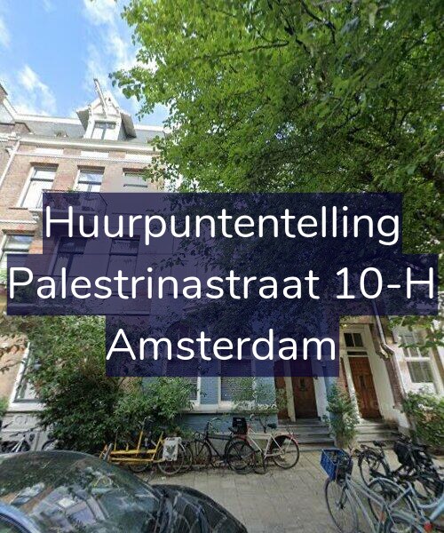 Foto gevel Huurpuntentelling voor Palestrinastraat 10-H, Amsterdam