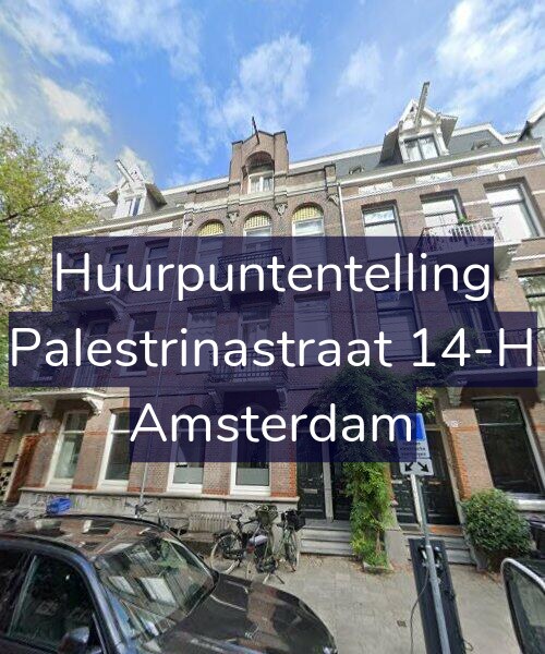 Foto gevel Huurpuntentelling voor Palestrinastraat 14-H, Amsterdam