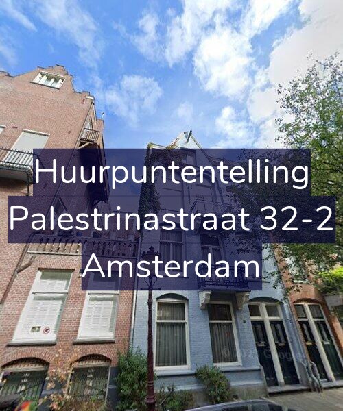 Foto gevel Huurpuntentelling voor Palestrinastraat 32-2, Amsterdam