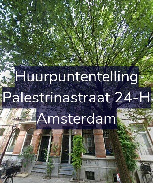 Foto gevel Huurpuntentelling voor Palestrinastraat 24-H, Amsterdam