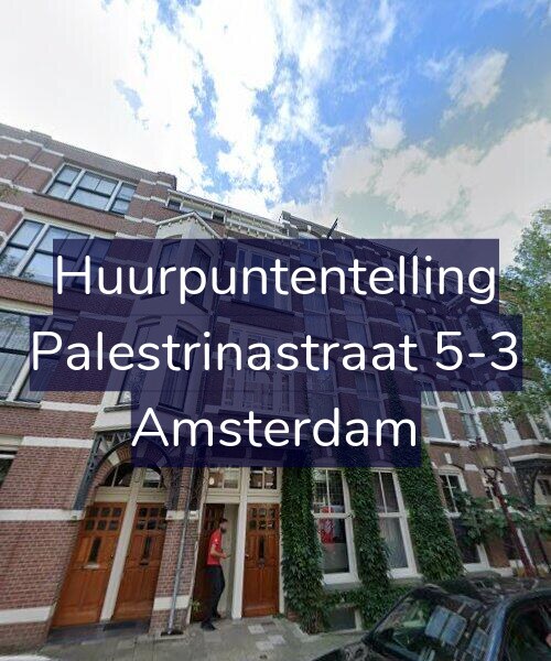 Foto gevel Huurpuntentelling voor Palestrinastraat 5-3, Amsterdam