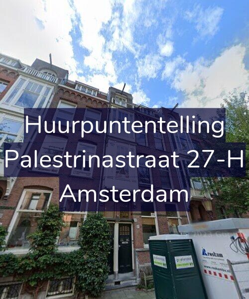 Foto gevel Huurpuntentelling voor Palestrinastraat 27-H, Amsterdam