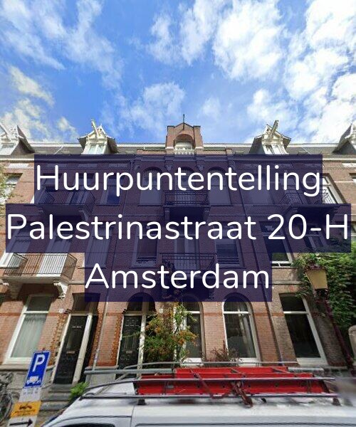 Foto gevel Huurpuntentelling voor Palestrinastraat 20-H, Amsterdam