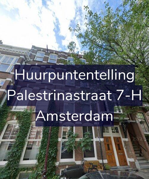 Foto gevel Huurpuntentelling voor Palestrinastraat 7-H, Amsterdam