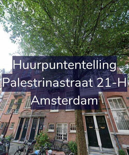 Foto gevel Huurpuntentelling voor Palestrinastraat 21-H, Amsterdam