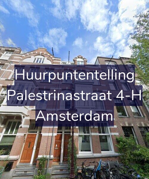 Foto gevel Huurpuntentelling voor Palestrinastraat 4-H, Amsterdam